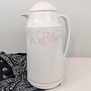 Corelle Coordinates Pink Trio Coffee Carafe 1995